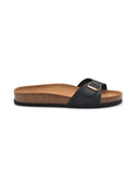 Sandalo ciabatta da donna in vera pelle