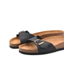 Sandalo ciabatta da donna in vera pelle