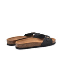 Sandalo ciabatta da donna in vera pelle