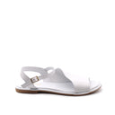 Sandalo flat in pelle morbida donna