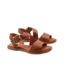 Sandalo in vera pelle da donna