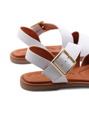 Sandalo in vera pelle da donna