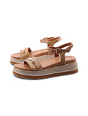 Sandalo platform con stampa Geo Classic