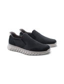 Sneaker da infilare in pelle da uomo