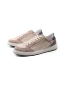 Sneaker uomo in pelle con zip laterale