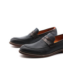 Mocassino in vera pelle da uomo