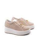 Sneaker gioiello in tessuto da donna