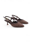 Décolleté slingback kitten heels donna