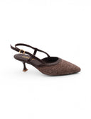 Décolleté slingback kitten heels donna