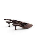 Décolleté slingback kitten heels donna