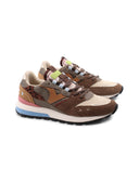 Sneaker da donna con inserto animalier
