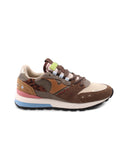 Sneaker da donna con inserto animalier