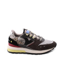Sneaker da donna con inserto animalier