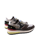 Sneaker da donna con inserto animalier