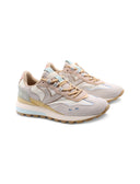 Luna sneaker in nylon e suede donna