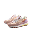 Luna sneaker in nylon e suede donna