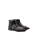 Ankle boot con fibbie da donna