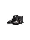 Ankle boot con fibbie da donna