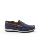 Mocassino casual in nabuk da uomo