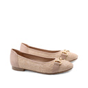 Ballerina vegan in rafia da donna