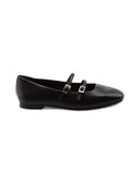 Ballerina in vera pelle da donna