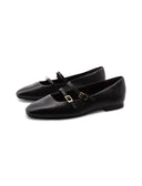 Ballerina in vera pelle da donna