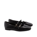 Ballerina in vera pelle da donna