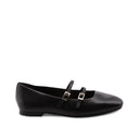 Ballerina in vera pelle da donna