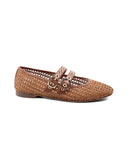 Ballerine mary jane intrecciate donna