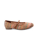Ballerina mary jane multicolor da donna
