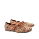 Ballerina mary jane multicolor da donna