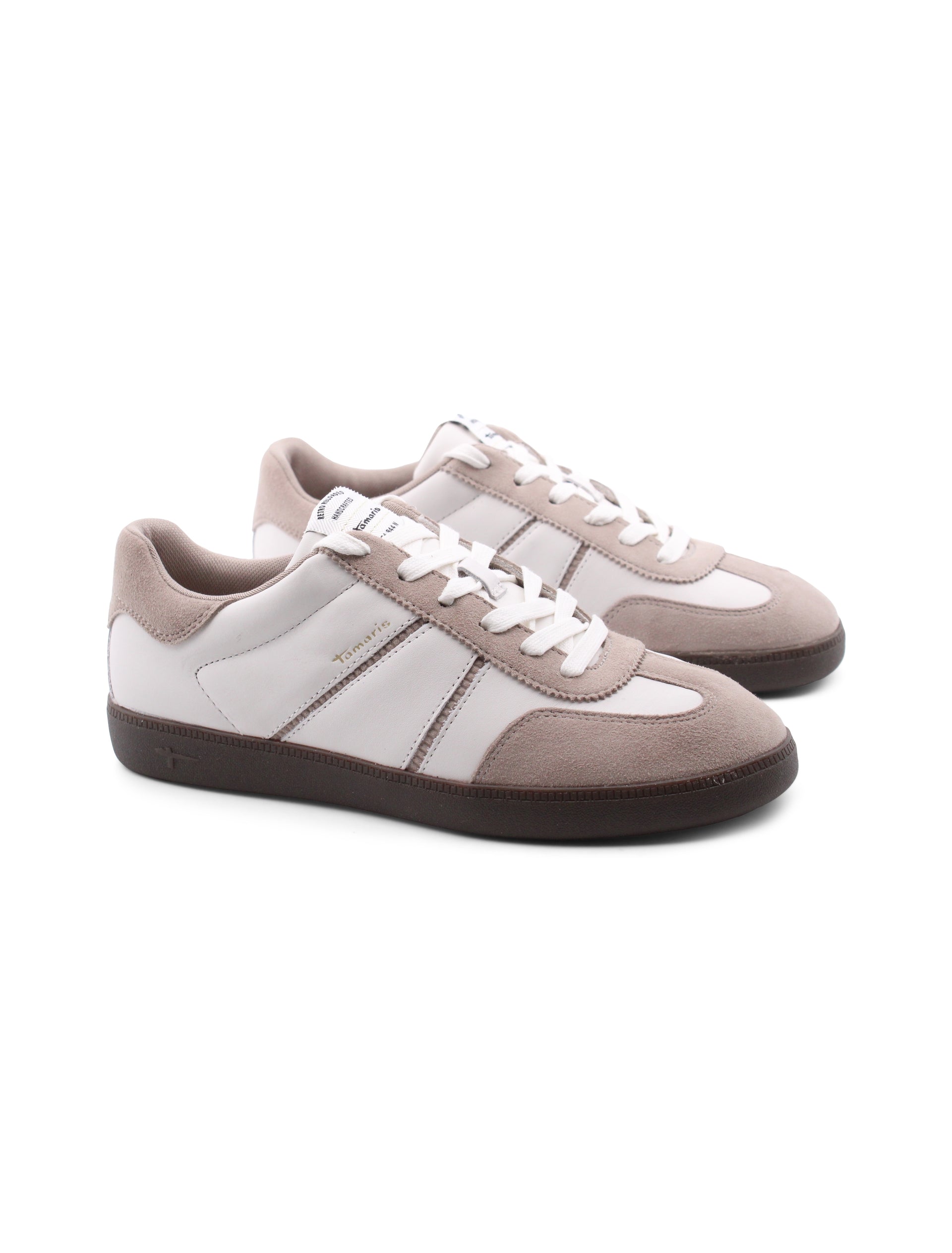 Tamaris Sneaker in vera pelle da donna bianco – Conte' Scarpe