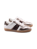 Sneaker in vera pelle da donna