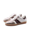 Sneaker in vera pelle da donna