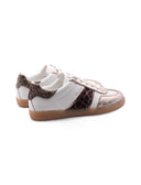 Sneaker in vera pelle da donna