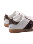 Sneaker in vera pelle da donna