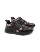 Sneaker gioiello vegan con strass donna