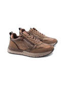 Sneaker gioiello vegan con strass donna