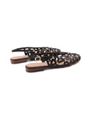 Ballerine slingback con borchie donna