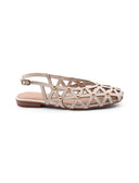 Ballerine slingback con borchie donna