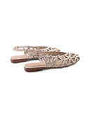Ballerine slingback con borchie donna