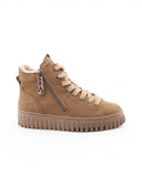 Scarponcino platform in pelle da donna