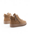 Scarponcino platform in pelle da donna