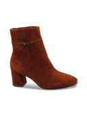 Tronchetto in pelle scamosciata donna