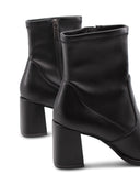 Stivaletto vegan nero da donna