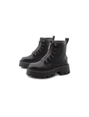 Aspen Front Zip combat boot vegan donna