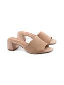 Mules scamosciata da donna