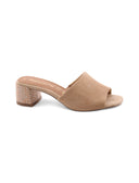 Mules scamosciata da donna