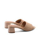 Mules scamosciata da donna