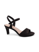 Sandalo vegan da donna con tacco